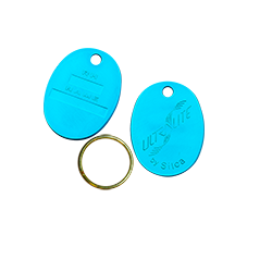 PORTE CLES OVALE AZUR - AVK401048 UNITE