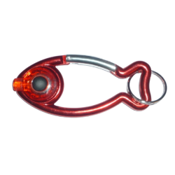 PORTE CLE POISSON LUMIERE - LES 12 - AVK7159 UNITE
