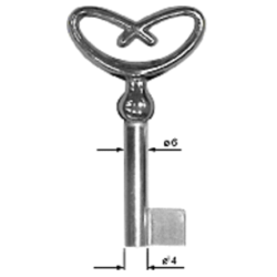 CLE POUR MEUBLES OR C3F2430-0