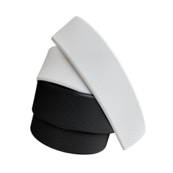 BANDE CAOUTCHOUC POUR BASKET GRAINE BLANC - le paquet de 2 paires