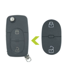 BOUTON PLASTIQUE AUDI AUD204B:AUB2 (les 2)/AU01B