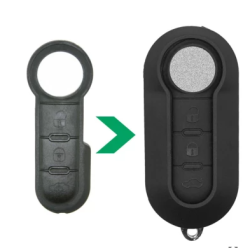 BOUTON PLASTIQUE FIA301B (les 2)/FI03B