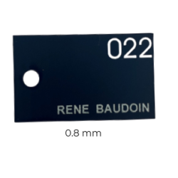 FORMATOUR/GRAVOPLY - 610X305mm - EP 0.8MM - BLEU/BLANC