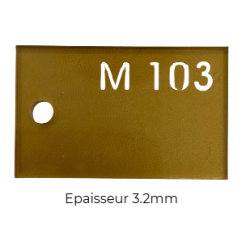 PLEXI - 610X305 mm EP.3.2mm - OR