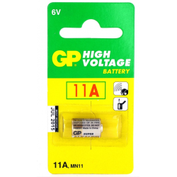PILE GP BATTERIES  E11A/A11 - blister de 2 pile