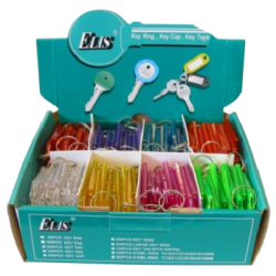 PORTE ETIQUETTES REF 118A - (128 pièces/8 couleurs/24x50mm)