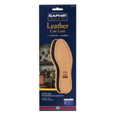 SEMELLE SAPHIR REF2331 - CUIR LUXE /CHARBON