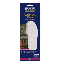 SEMELLE SAPHIR REF2391 - PIEDS NUS COTON NATUREL