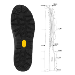 SEMELLE VIBRAM 122P:1218A