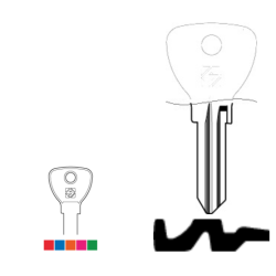 ASS. CLE SLIM/STAR FLUO boite de 100- BD9RLST