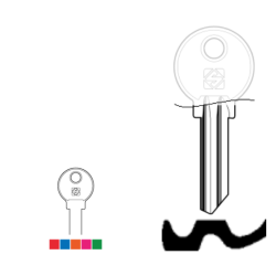 ASSORT. CLE COULEUR SLIM FLUO (100 Pcs) ACA2SL-0