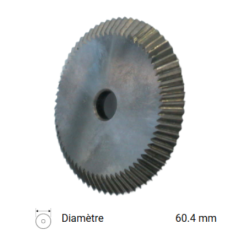 FRAISE /LEONARDO 60.4x5.25x9.53 - 80um. - HSS M35 - D716549ZB UNITE