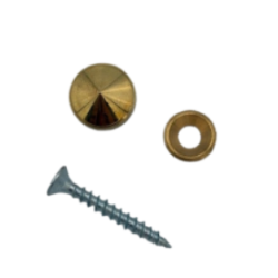 VIS + CACHE VIS 8933 DIAMETRE 15 DORE