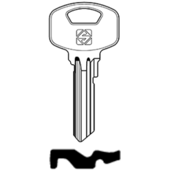 CLES PLATES YA120SM BOITE 10