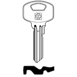 CLES PLATES YA120SM BOITE 50